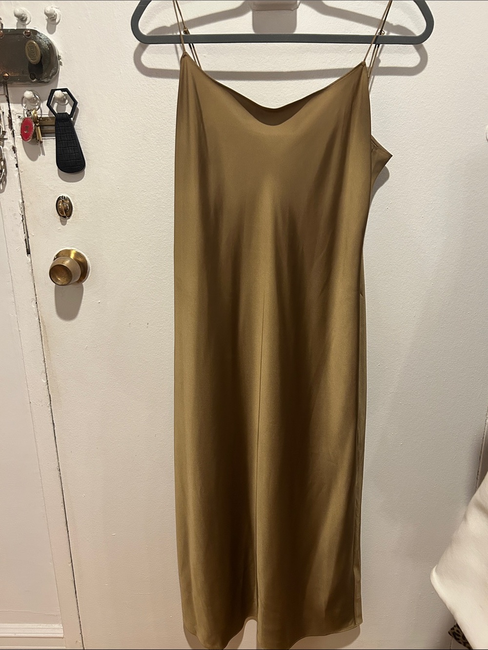 J. Crew Bronze Slip Dress size 8
